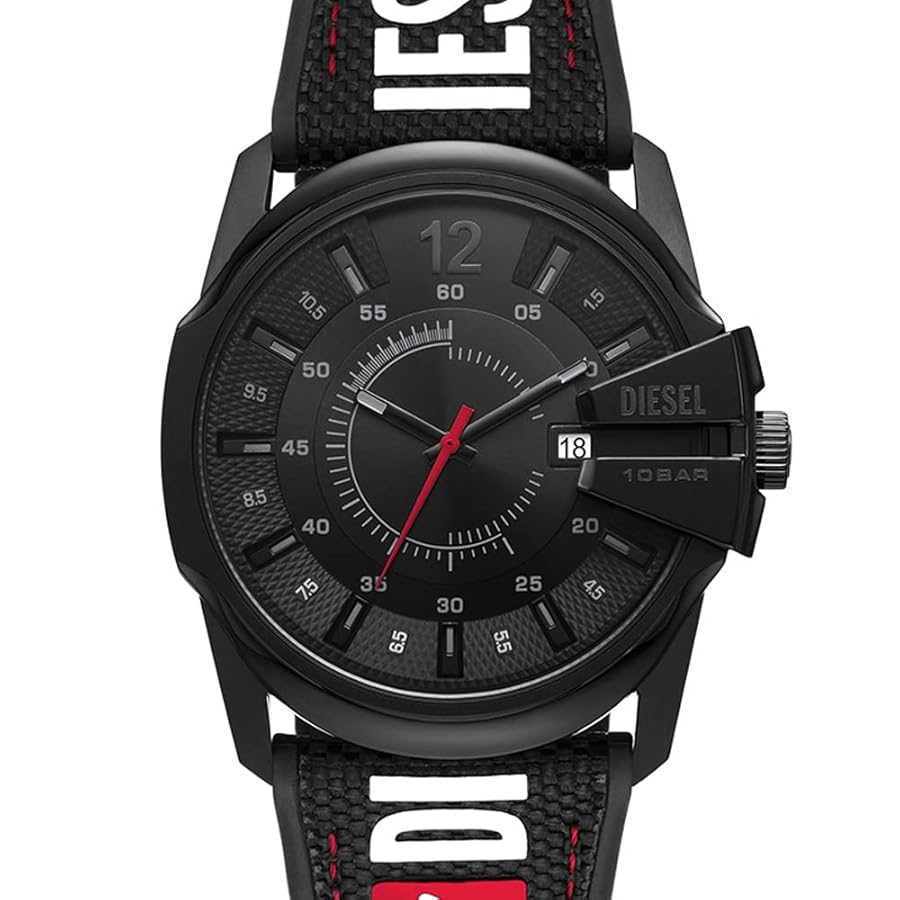 Amazon.co.jp: Diesel メンズ マスターチーフ ステンレス